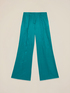 Wide-leg linen blend trousers image number 4