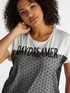 T-shirt in viscosa LENZING™ ECOVERO™ con tulle image number 3