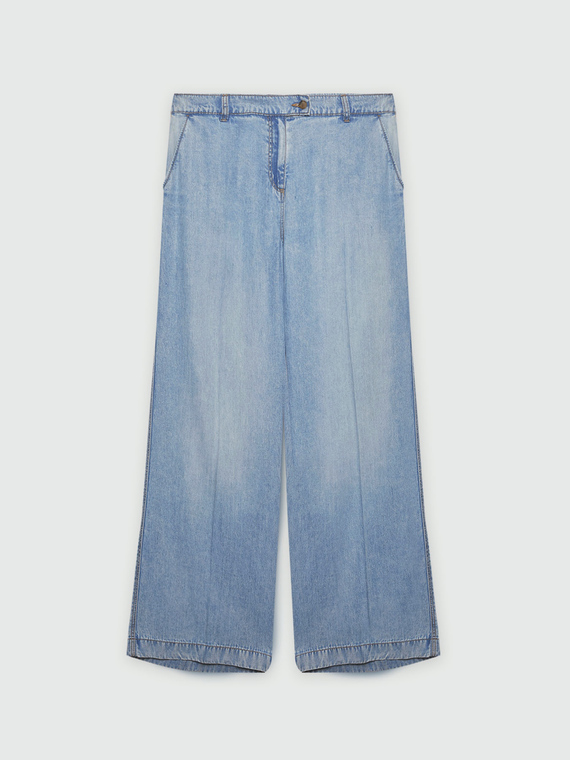 Weite Hose mit TENCEL™-Fasern
