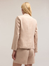 Double-breasted blazer in viscose linen blend image number 1