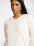 Maglia asimmetrica in cotone e modal image number 3