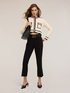 Kick flare trousers in polyviscose image number 0