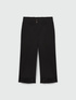 Cropped trousers with embroidery at the bottom image number 4