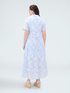 Robe longue chemise en coton jacquard image number 2