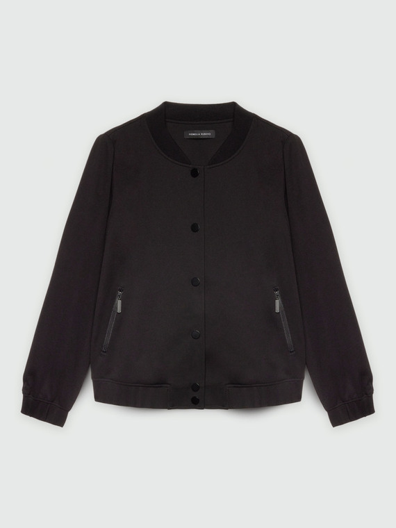 Bomberjacke aus Scuba-Stoff