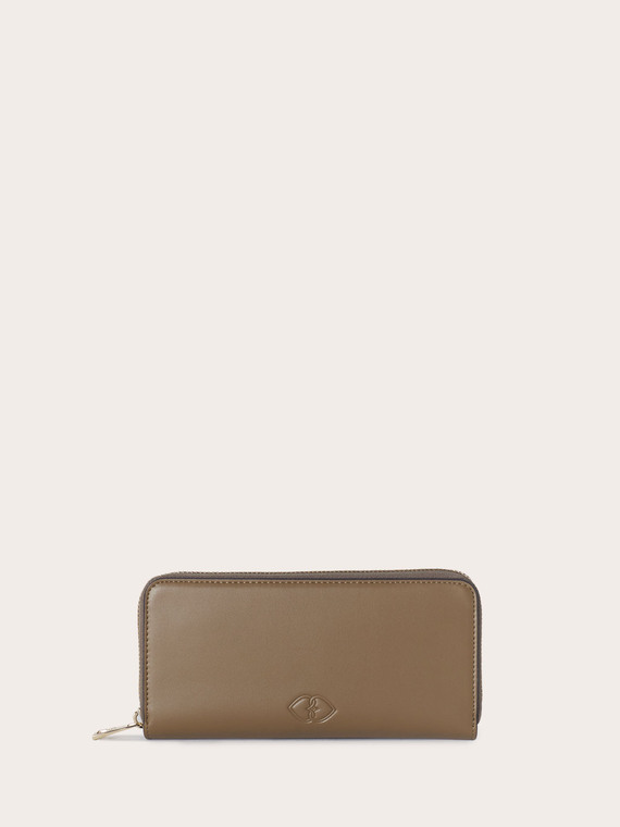 Brieftasche mit umlaufendem Reißverschluss