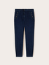 Skinny jeans with decorative buttons image number 4