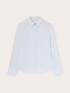 Striped poplin shirt image number 4