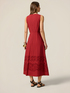 Rochie linie A cu broderie englezească image number 1