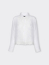 Ramie shirt with lace image number 4