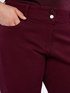 New regular fit jeans in burgundy image number 3