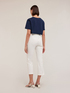 Pantalon kick flare en coton technique image number 1
