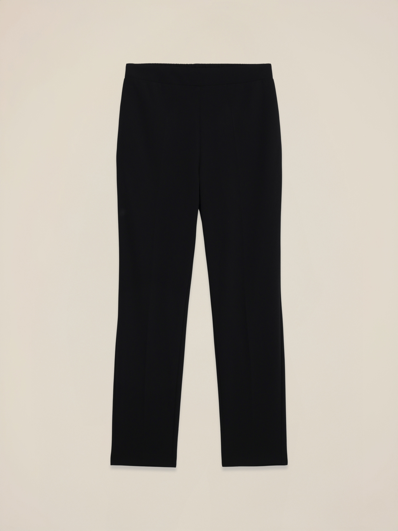 Pantaloni regular in tessuto cr&ecirc;pe image number 4