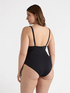 Tummy control spotted one-piece swimsuit image number 2