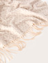 Long jacquard scarf with fringes image number 2