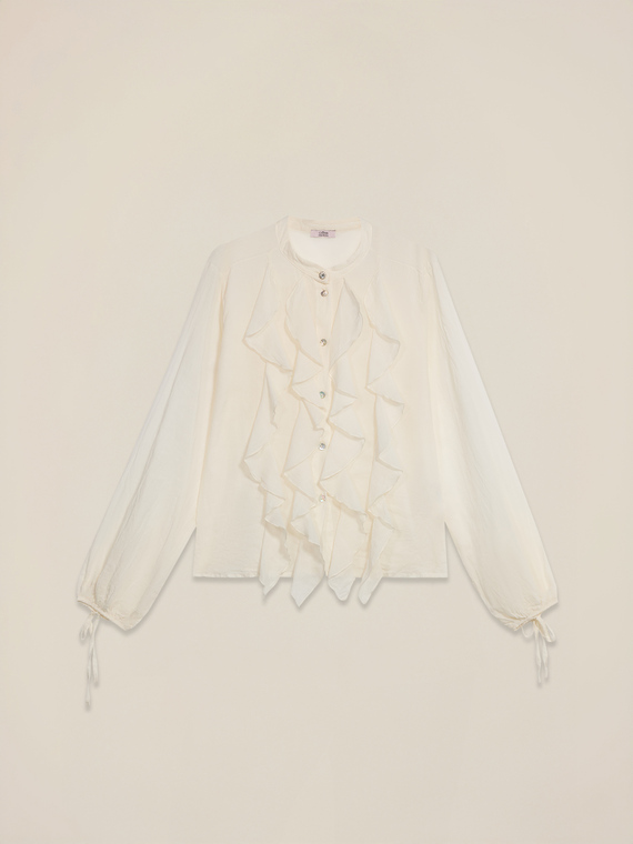 Camicia con volant