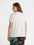 T-Shirt aus zwei Materialien mit Aufdruck image number 1