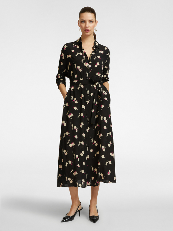 Bedrucktes Hemdblusenkleid