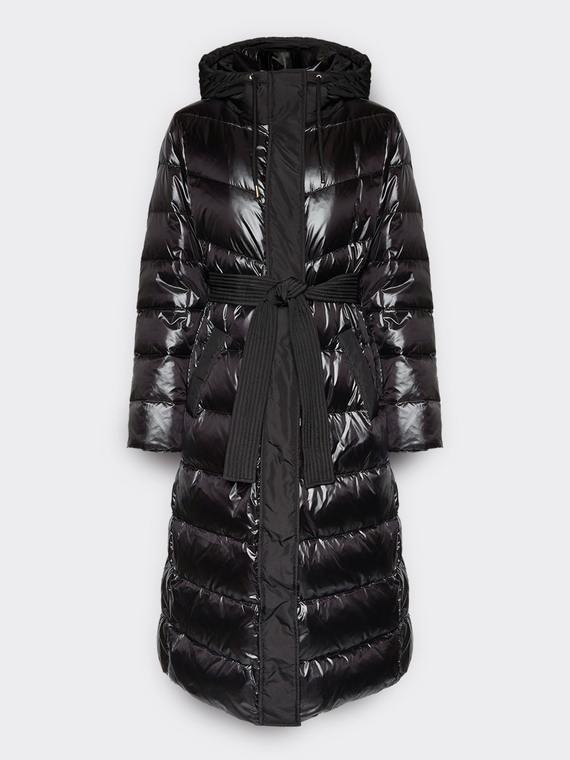 Gesteppte Daunenjacke mit Kapuze