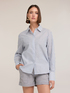 Hemd aus Popeline mit Lurex-Streifen image number 2