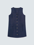 Linen and viscose blend shirtdress image number 4