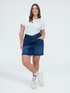 Minigonna in denim linea ad A image number 0