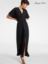 Robe longue avec n&oelig;ud central image number 0