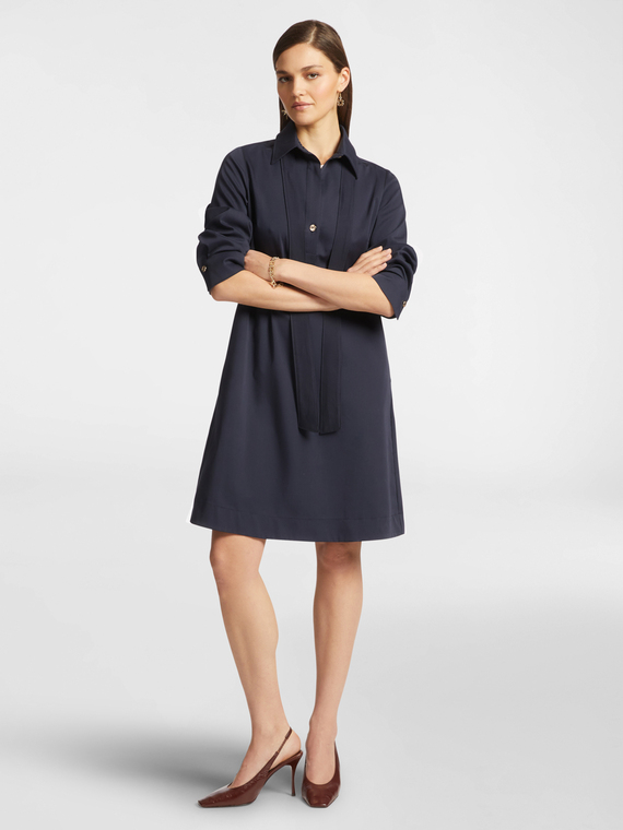 Chemisier dress with sash