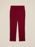 Cropped-Hose aus Crêpe-Stoff image number 4