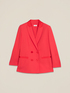 Doppelreihiger Blazer aus Crêpe-Stoff image number 4
