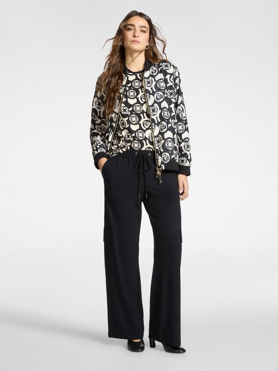 Pantalon cargo en jersey