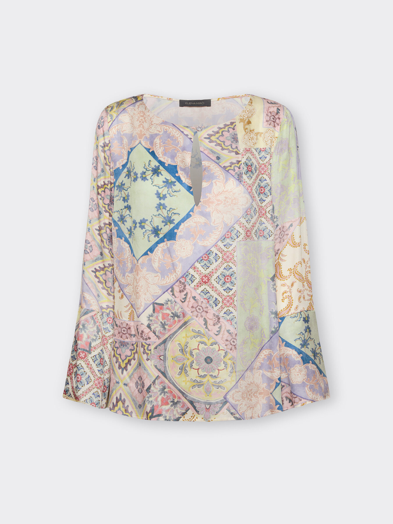 Blusa con stampa bandana image number 4