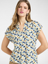 Printed V-neck T-shirt image number 0