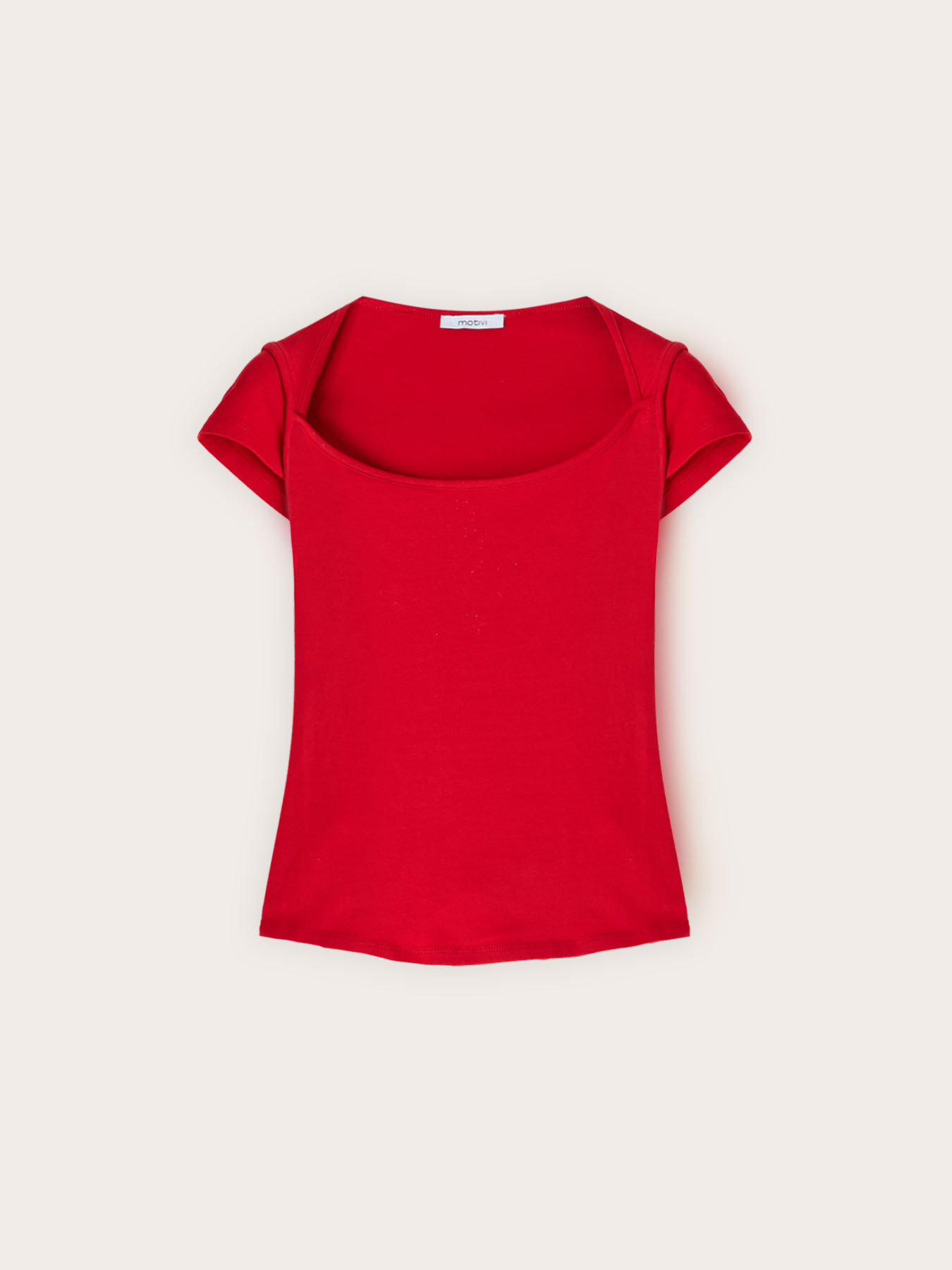 Boat neck t-shirt image number 4