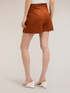 Shorts a vita alta con piega a soffietto image number 1