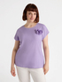 Crepon blouse with flower image number 3