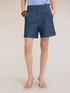 Pantaloni scurți din denim cu talie &icirc;naltă image number 2