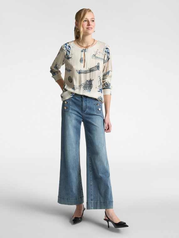 5-Pocket-Matrosenjeans, „Mary“