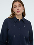 Camicia con applicazioni crystal image number 0