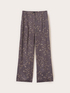 Palazzo-Hose aus Viskose-Twill mit Blumendruck image number 4
