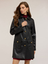 Veste longue en tissu enduit image number 2
