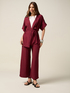 Kimono shirt with belt image number 3