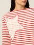 Sweat-shirt rayé avec patch image number 2