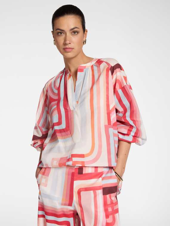 Bedruckte Bluse
