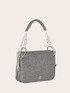 Twins bag in coated fabric and cloth image number 2