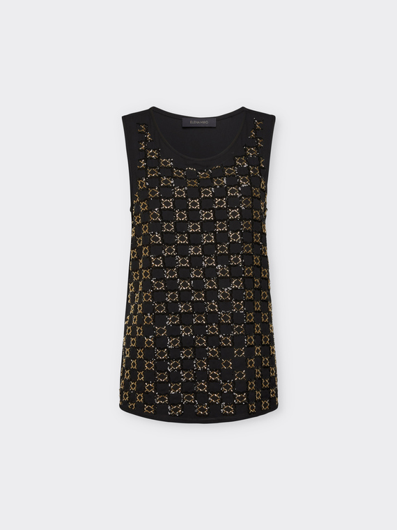 Besticktes Top