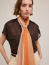 Nuanced pleated stole image number 0
