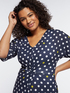 Robe en jersey à pois image number 2