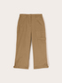Cotton gabardine cargo pants image number 4