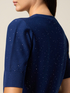 Maglia misto viscosa con paillettes image number 2